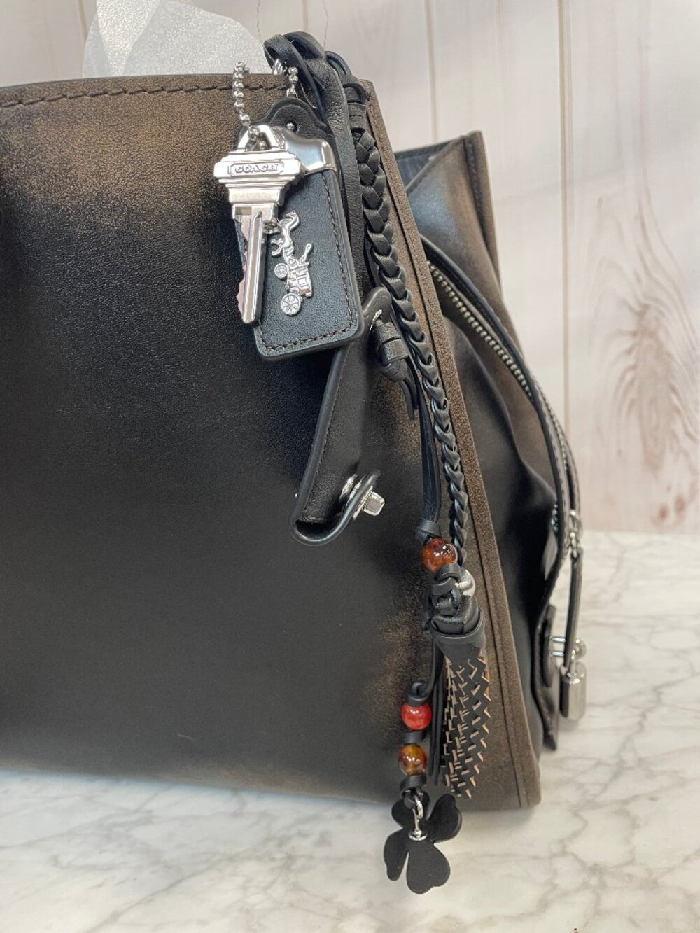 Coach Rogue 40w/ charms - Picture 6 of 8